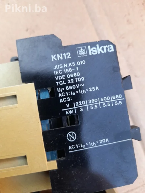 Iskra Sklopke / Kontaktori KN12 - 25A 220V (5.5kW) prekidači
