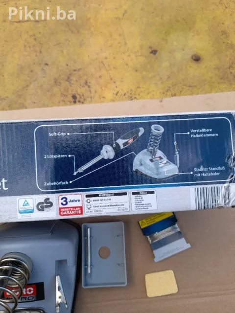 NOVO! DURO Pro Komplet Set za Lemljenje 30W (sa Stalkom, Stezaljkama) 4