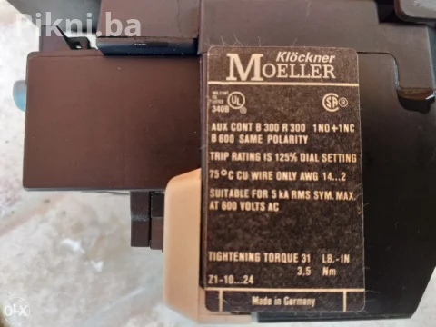 Termalni Relej Z1-24 (Bimetalna Zaštita) - Klockner Moeller (16-2 6