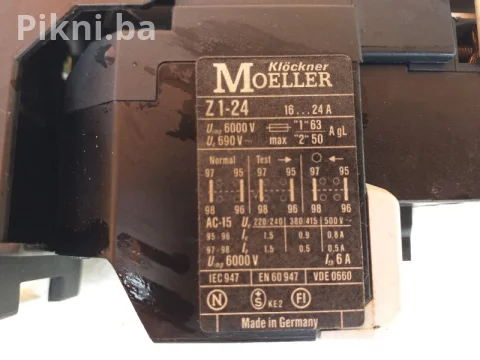 Termalni Relej Z1-24 (Bimetalna Zaštita) - Klockner Moeller (16-2 5