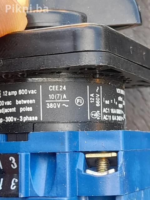 ⚡ NOVO! DVIJE (2) Grebenaste Sklopke Kraus & Naimer CG10 (12A / 3kW) - BRZA PRODAJA! ⚡ 7