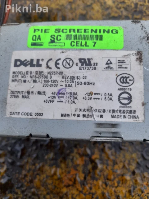 Originalno Dell Napajanje 275W - Model N275P-00 / NPS-275BB B (SFF/OptiPlex) 7