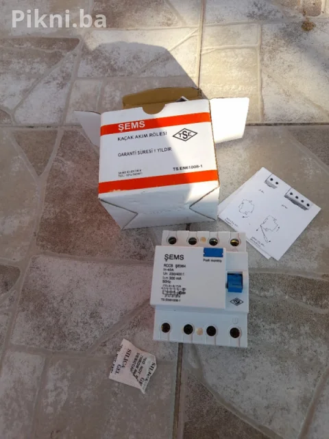 Fid skloka Sems 40A 300ma fideo kontaktor prekidac