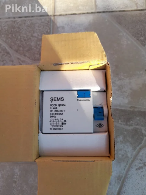 Fid skloka Sems 40A 300ma fideo kontaktor prekidac 9