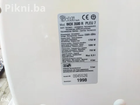 Profesionala pegla polti inox 3500 R