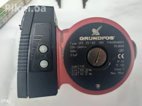 Pumpa za vodu grundfos UPE 25-60 180mm za grijanje cirkulacijska 8