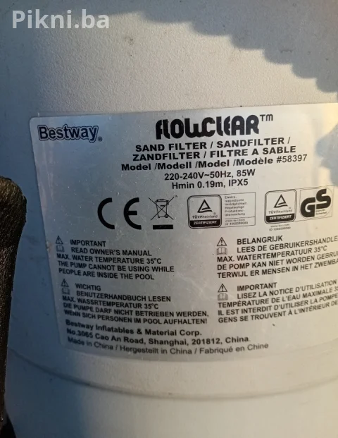 🏊 Bestway Flowclear Peščana Pumpa za Bazen – Potpuno Ispravna 6