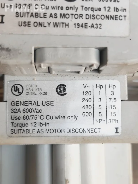 ⚡ Allen-Bradley 194E Industrijska Sklopka Kontaktor prekidač(3-polne) ⚡ 6