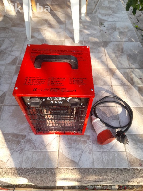 Industrijski kalorifer DANIA 5 kW grijalica radijator - kao nov!
