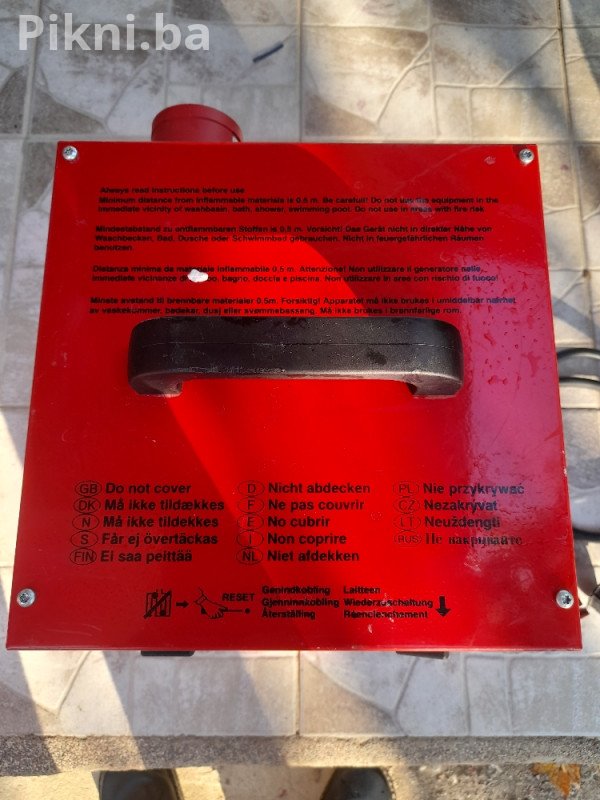 Industrijski kalorifer DANIA 5 kW grijalica radijator - kao nov!