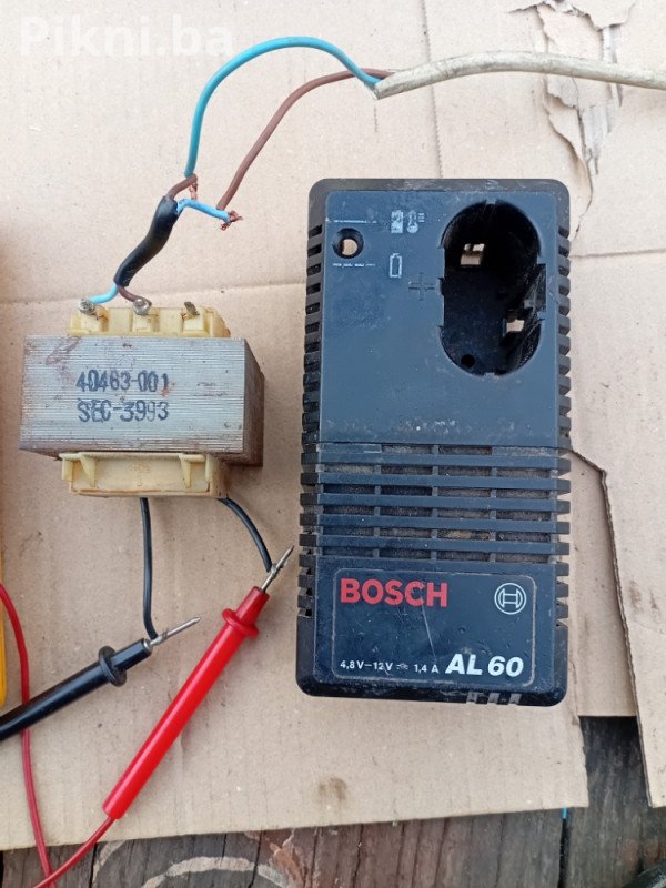 Ispravan Trafo i Kućište Punjača Bosch AL 60 - Za popravku starih