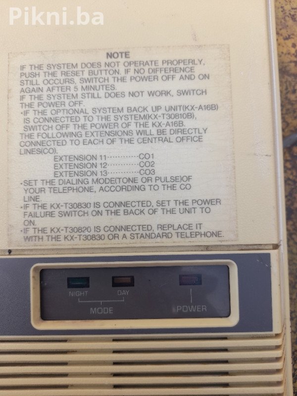 Telefonska centrala Panasonic KX-T30810B - Povoljno!