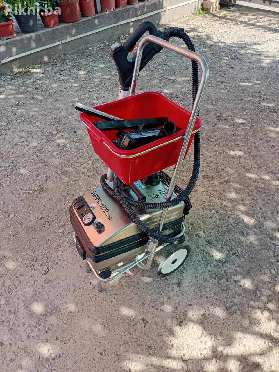 📌 Profesionalni Paročistač ROBBY 9000 Profi (2200W / 5.5 Bar) + Kolica i Oprema