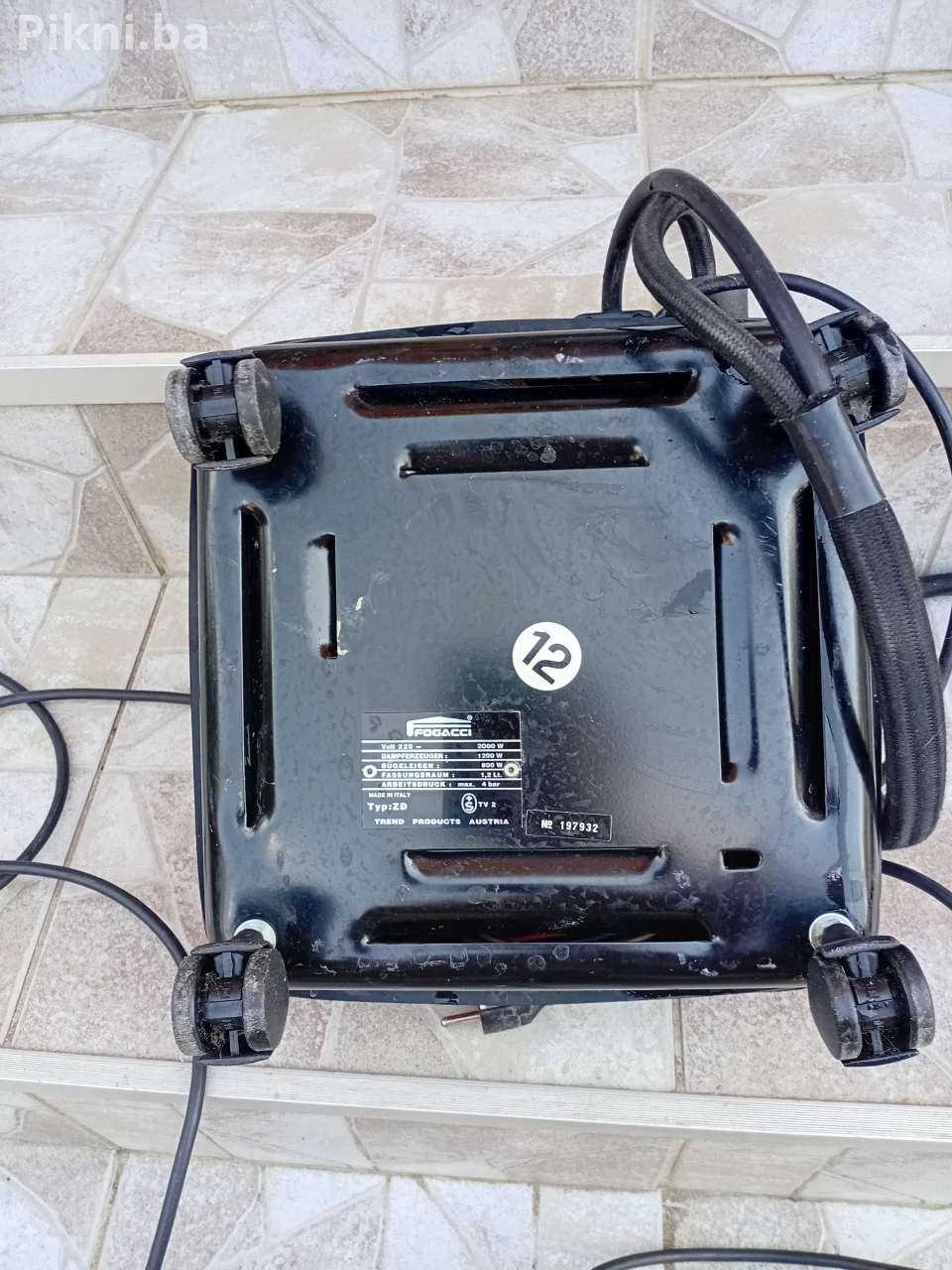 📌 Profesionalni Paročistač FOGACCI Öko King (2000W / 4 Bar) • Made in Italy