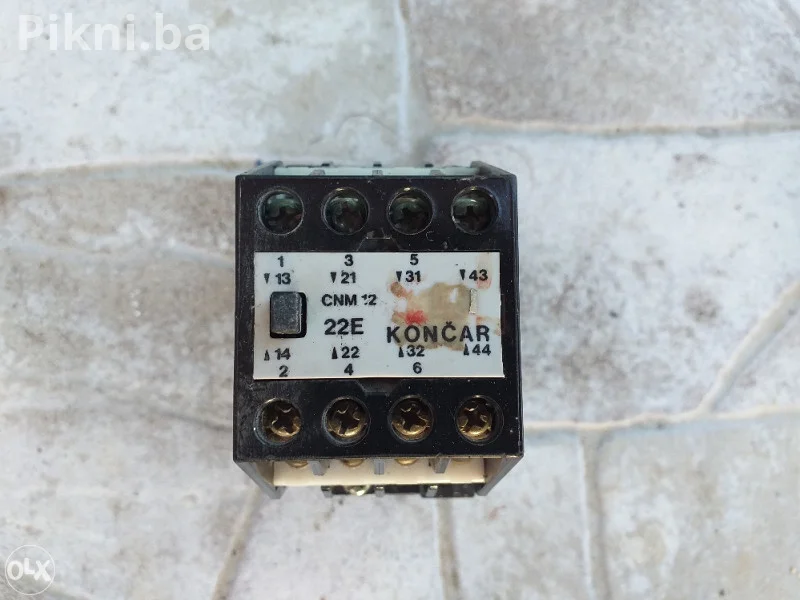 Elektro sklopka koncar 22e cnm12 kotaktor prekidac