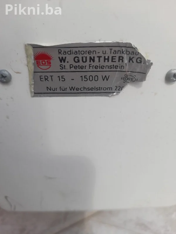 Uljni radijator 1500w električne grijalice germany top kalorifer