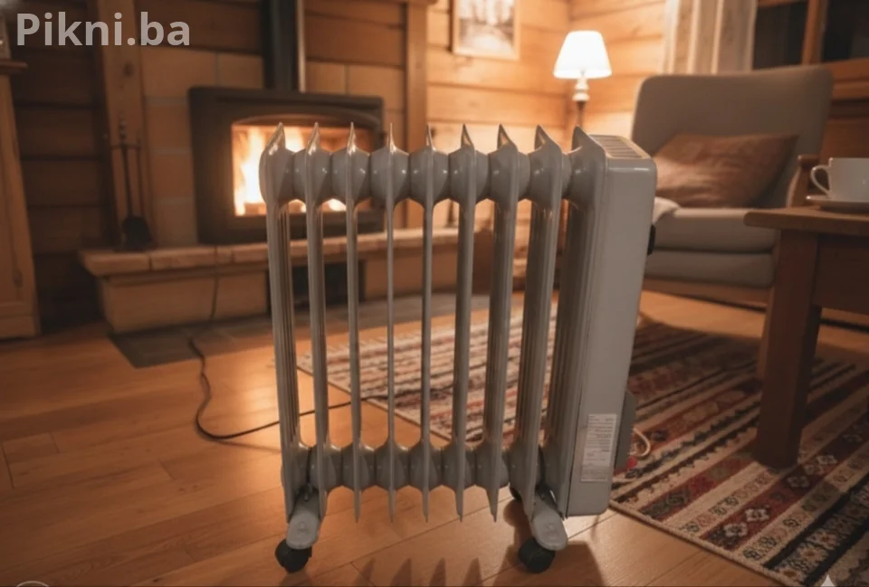 POVOLJNO! Uljni radijator HELEN 2000W - TURBO ventilator - 9 reba