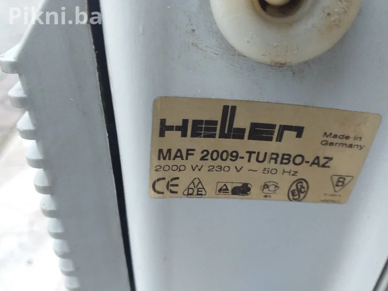 POVOLJNO! Uljni radijator HELEN 2000W - TURBO ventilator - 9 reba