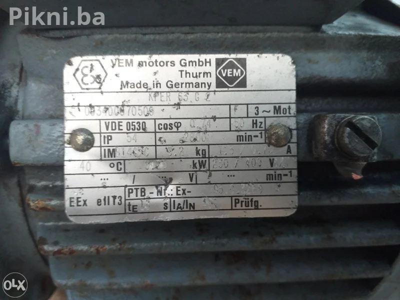 Elektro motor elektromotori 0,25kw 2800 obrtaja