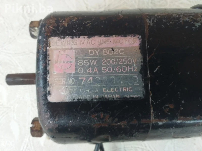 Originalni Motor za Šivaću Mašinu NATIONAL 85W - Made in Japan!