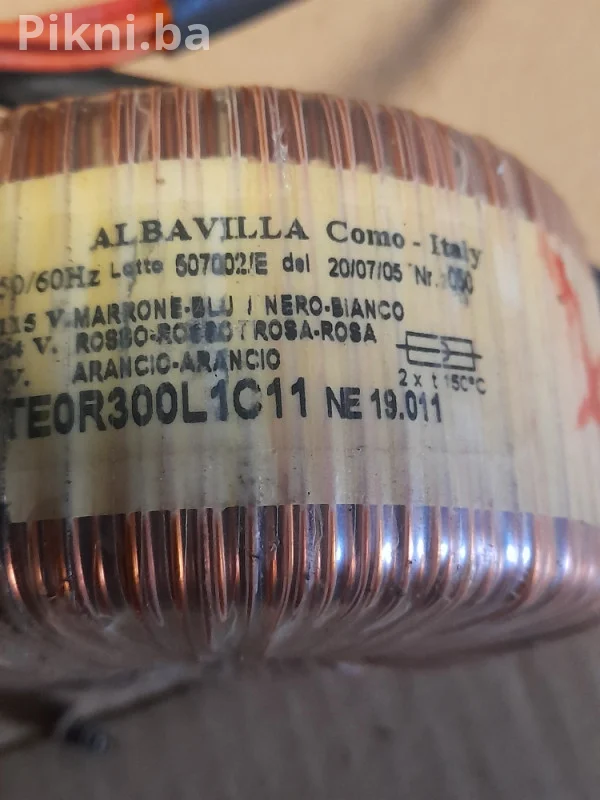 Toroidni transformator Torex/ALBAVILLA 300VA (2x24V, 30V)