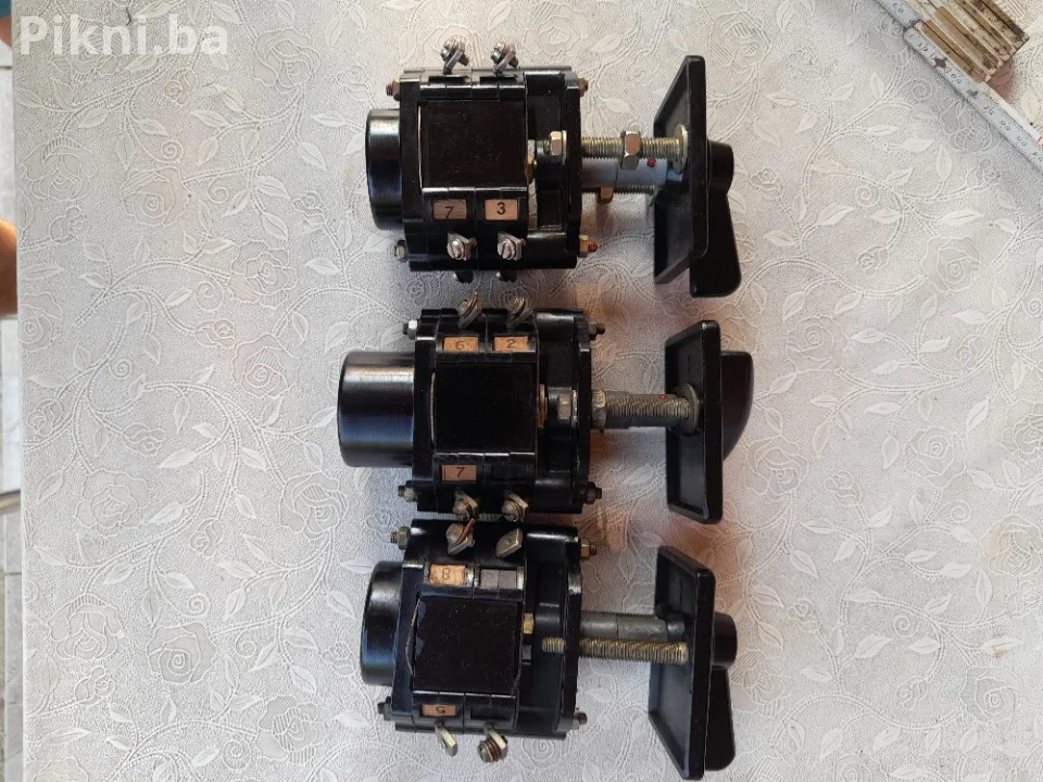 3x NOVI Trofazni Preklopni Prekidač / Sklopka za Motor - Povoljno
