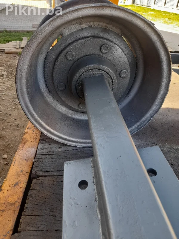 osovina za prikolicu - za Labudica, niskonoseća, 3 tone, njemačka