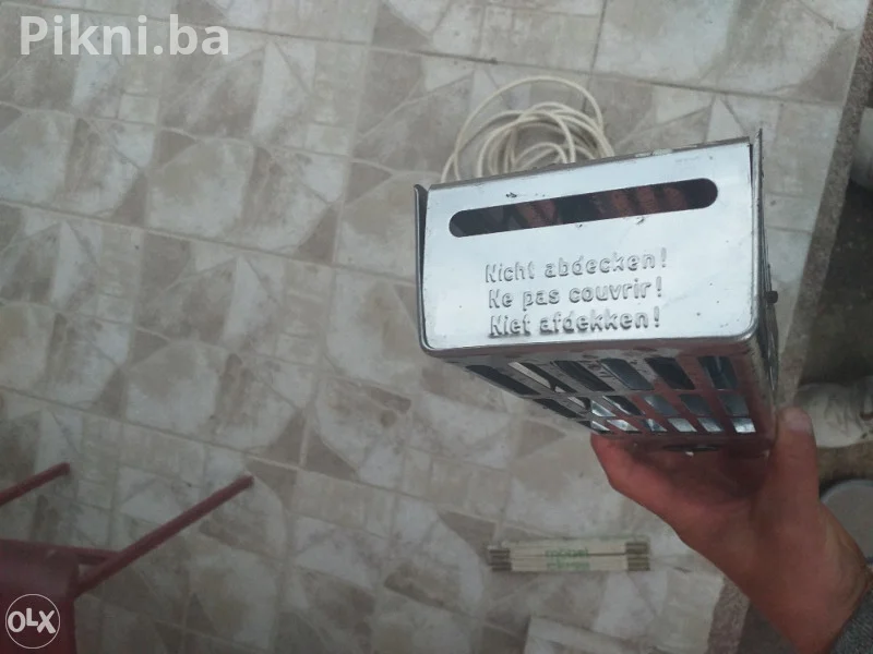 Grijalica električna inox 500w