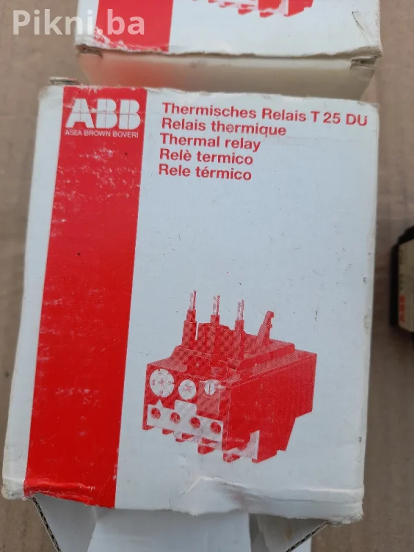 NOVO: ABB Termički Relej T25 DU (2.2 3.1 A) za Zaštitu Motora