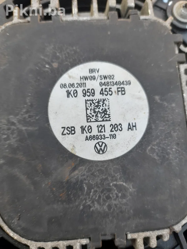 Ventilator hladnjaka (klima) sa kućištem - VW 1K0 959 455 FB (ORI
