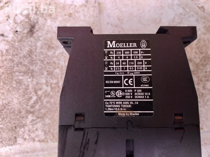 KONTAKTOR Elektro sklopka moeler 10A germany