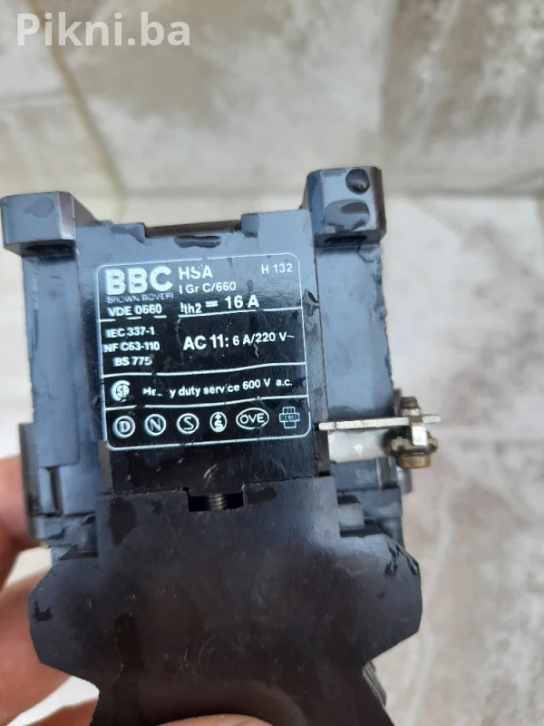 Kontaktor BBC 16A sklopka prekidac