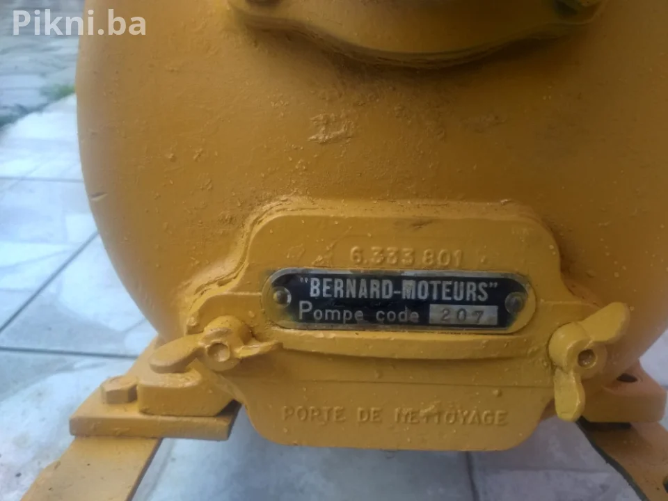 Industrijska Motorna Pumpa JAPY / BERNARD-MOTEURS (Francuska)