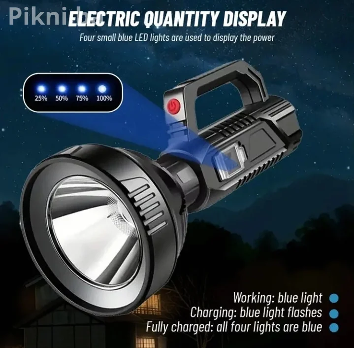 Profesionalna LED Lampa Reflektor - USB Punjenje + PowerBank (NOV