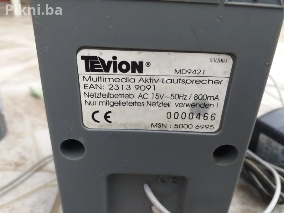 Tevion MD 9421 Multimedijalni Zvučnici (Aktivni) - Odličan Zvuk!