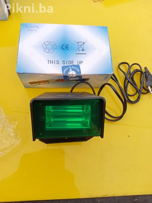 Novi Mini Stroboskop (Strobe Light) - ZELENA SVETLOST sa Potencio