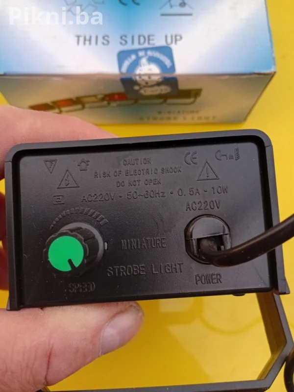 Novi Mini Stroboskop (Strobe Light) - ZELENA SVETLOST sa Potencio