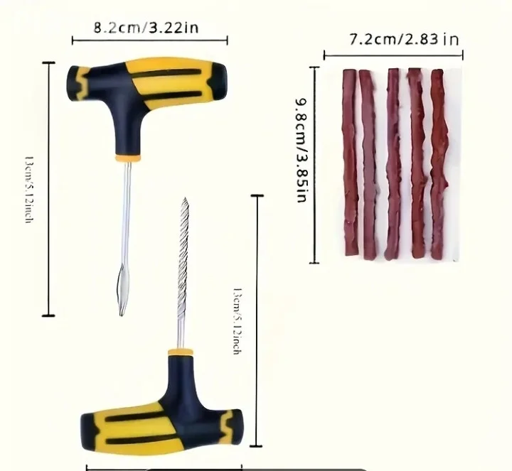 Premium Set za Hitnu Popravku Guma + Karbonska Torbica