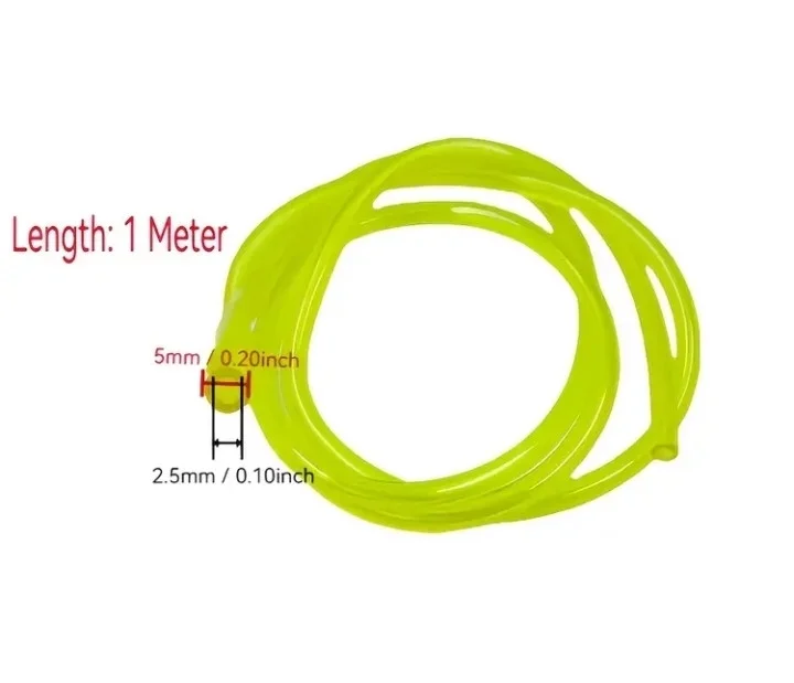 Crijevo za gorivo 2.5mm x 5mm (1 Metar) - Za trimere i motorke