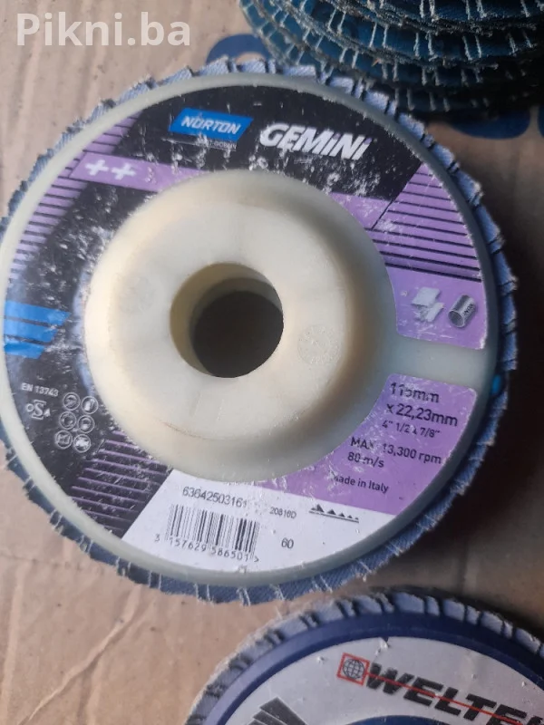 Profi disk za brušenje sa papirima 115/125x22mm - ploče za brušen