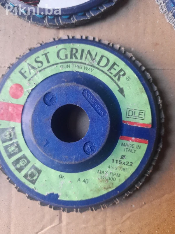 Profi disk za brušenje sa papirima 115/125x22mm - ploče za brušen
