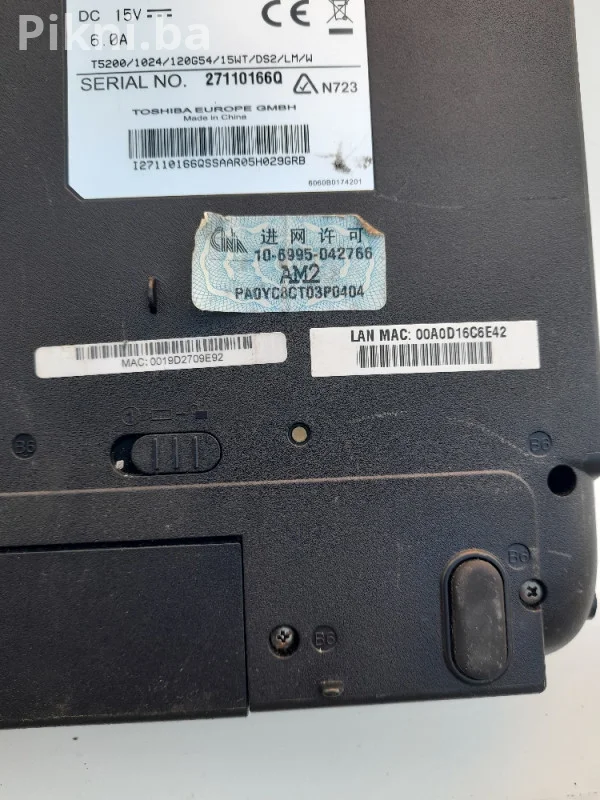 Toshiba Satellite A100-906 (PSAA9E) - ZA DIJELOVE
