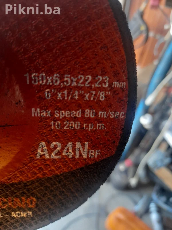 NOVO! Prodajem 13 brusnih/reznih ploča za metal Abicor Binzel (15