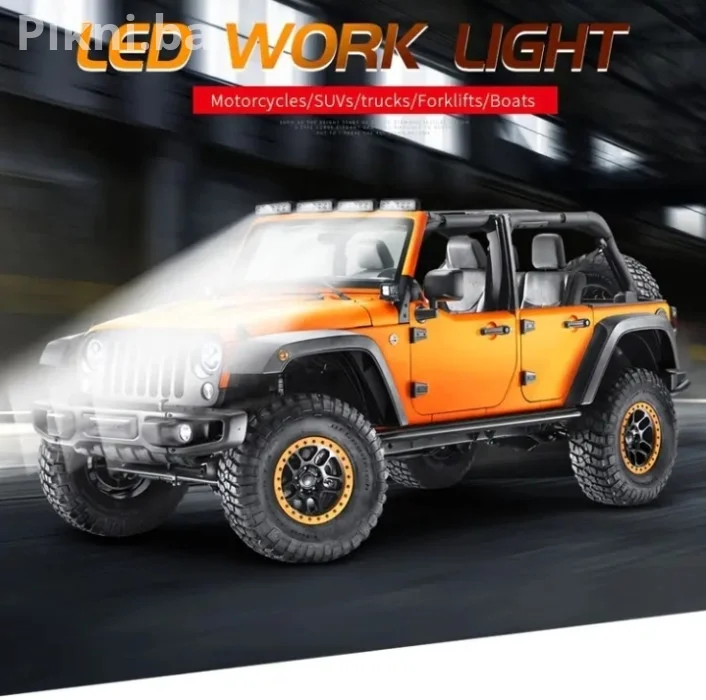 LED Radno Svjetlo 12V-24V / 18W (6 LED) za Traktor, Bager, Kamion