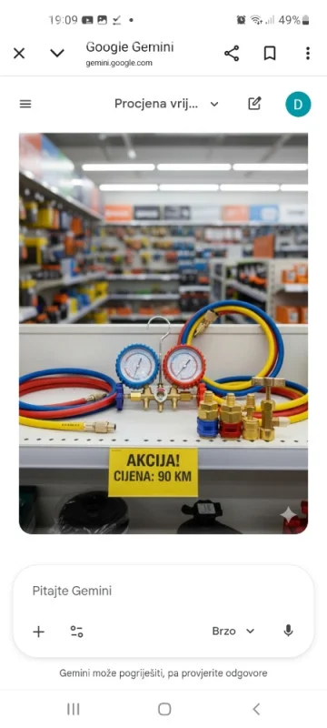 Set Manometara za Auto Klime i HVAC (R134a, R22, R404a)