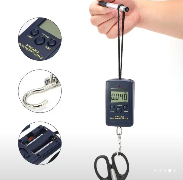 Digitalna viseća vaga do 40kg / Prenosiva (Vaga za prtljag/ribolo