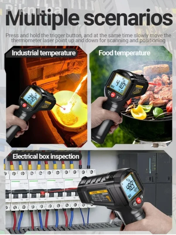 Infracrveni Laserski Termometar ANENG TH202 (50 C do 60 C)