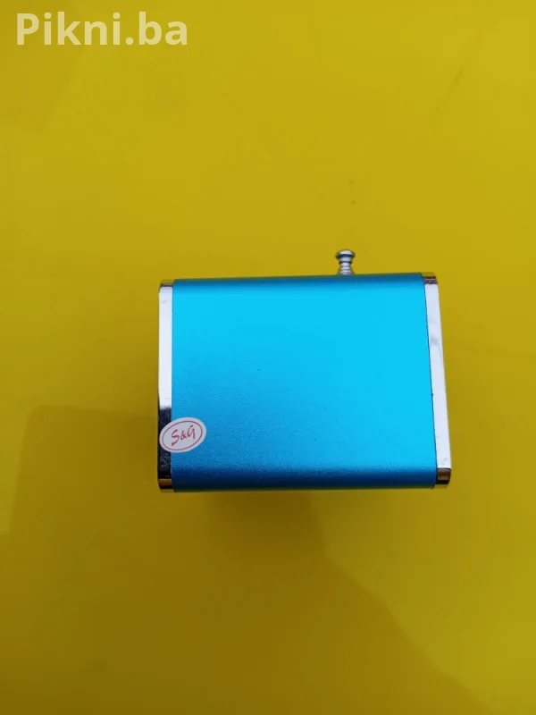 Plavi Mini Hi-Fi Zvučnik / Radio / Alarm HI-RICE SD-502 (Metalno