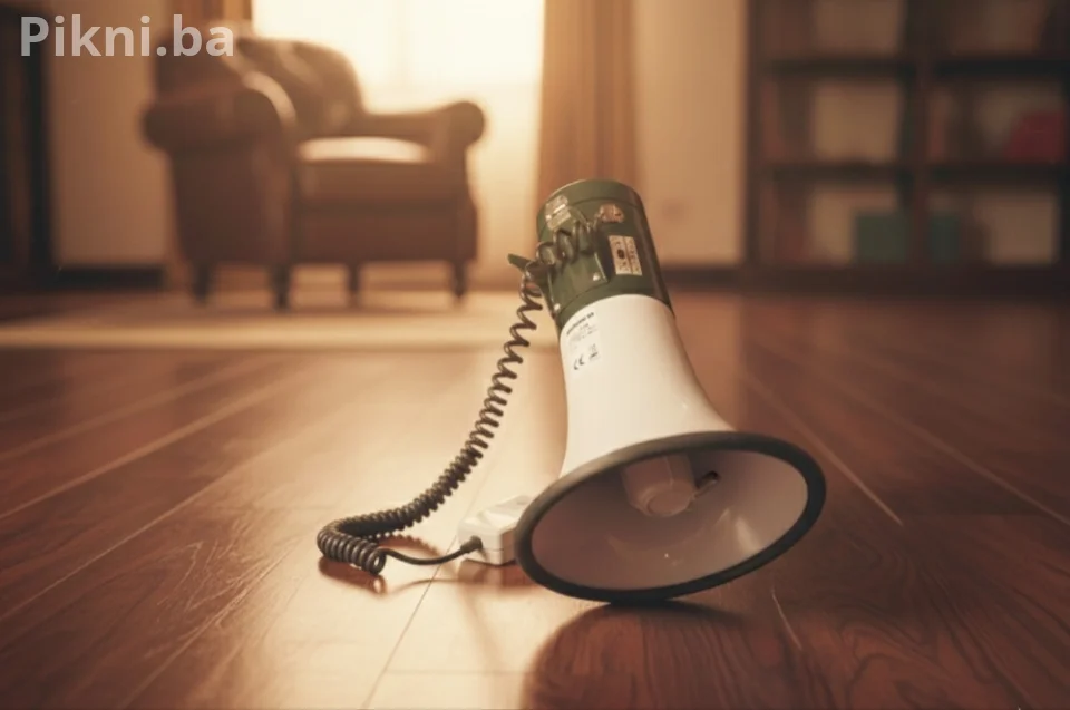 Megafon 45w SPEAKA 8x1,5v nove baterije