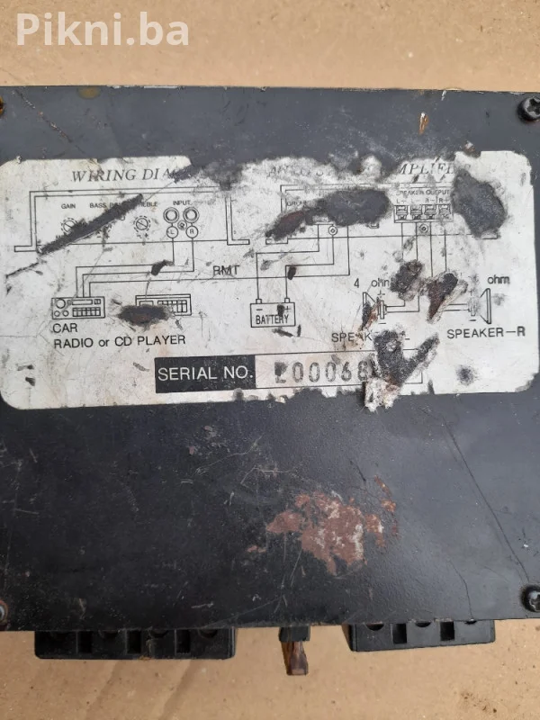 100% ISPRAVNO! AUTO POJAČALO FIRST Austria 101ZX | 2 CH, 120W | 4